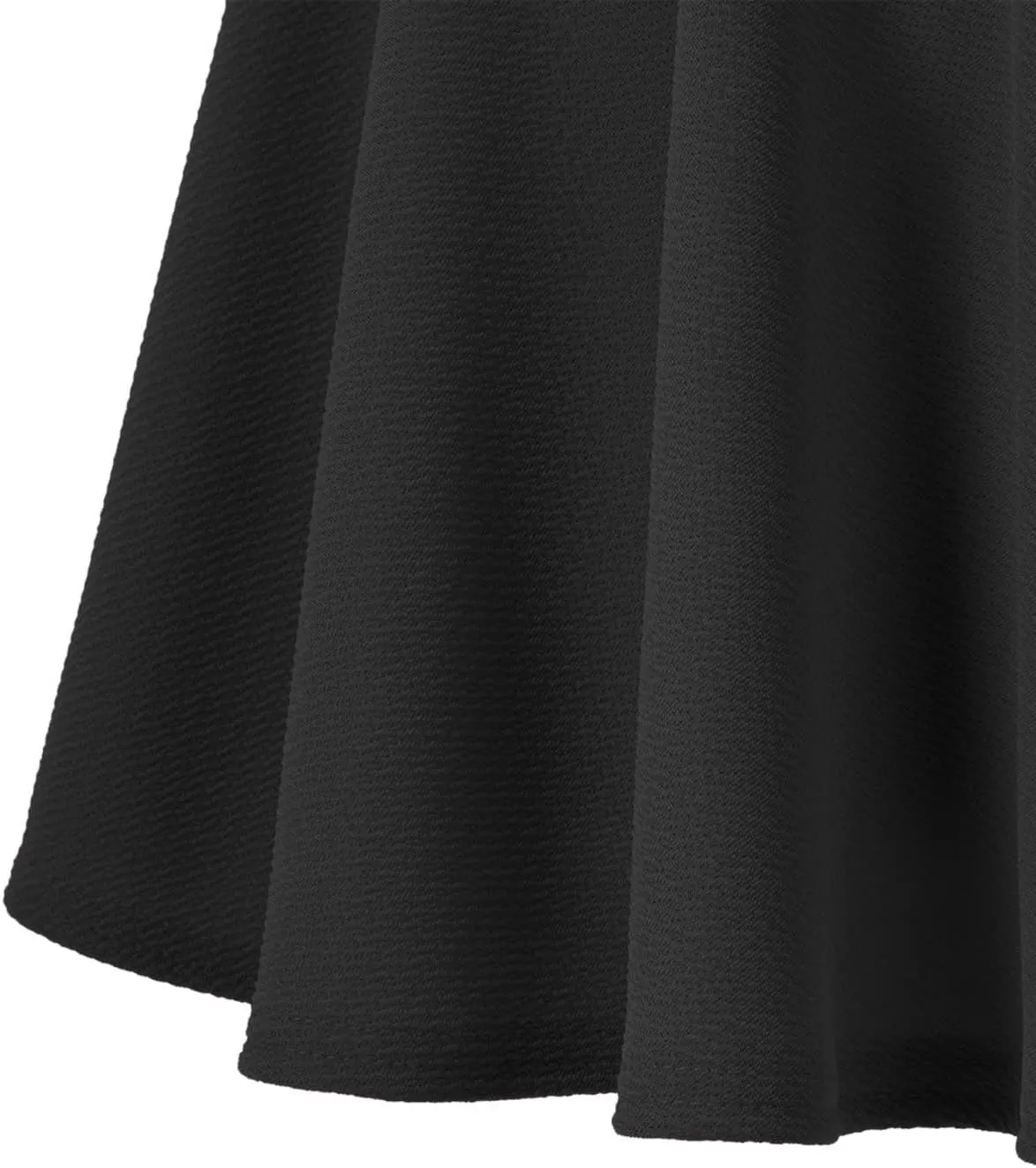 Urban CoCo Women's Basic Versatile Stretchy Flared Casual Mini Skater Skirt