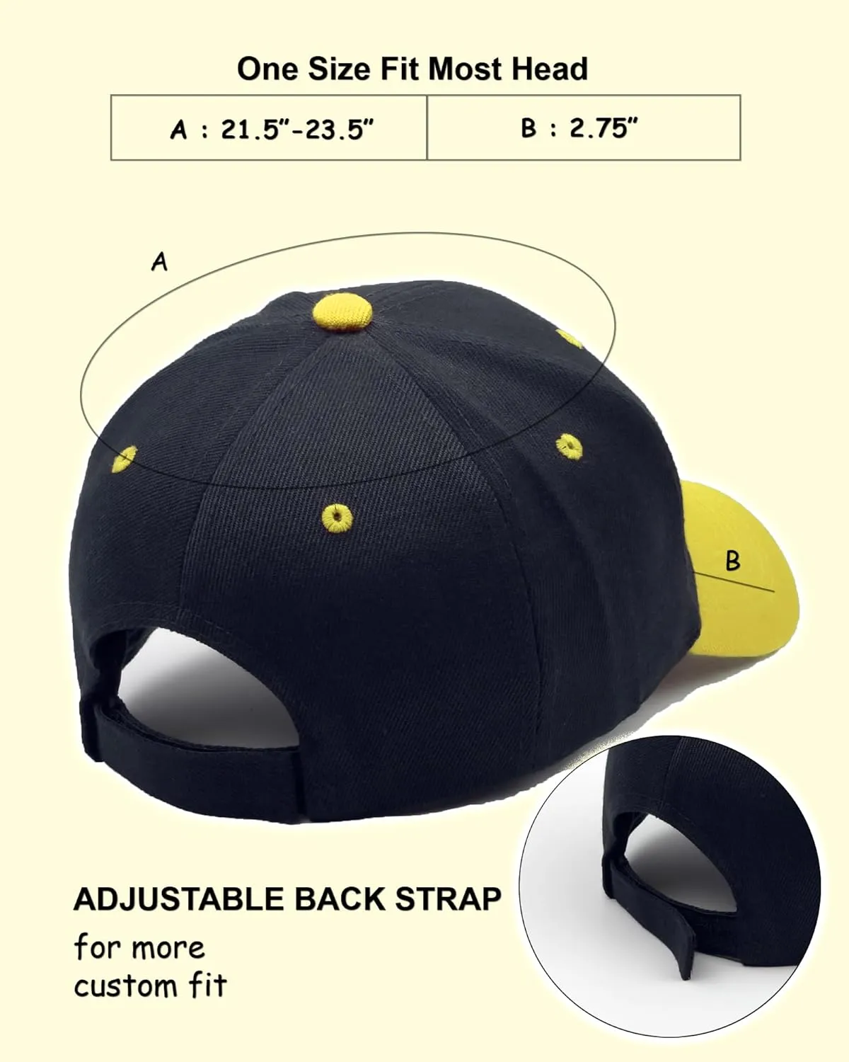 Utmost Structured Baseball Cap with Adjustable Closure - Performance Hat for Outdoor Activities and Custom Embroidery