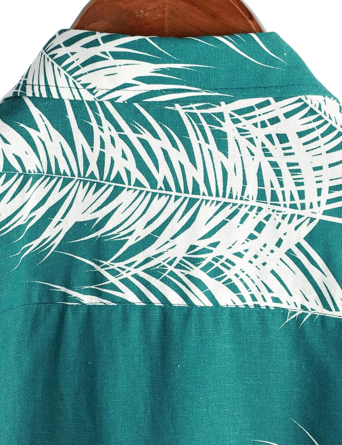 VATPAVE Mens Hawaiian Floral Shirts Cotton Linen Casual Button Down Short Sleeve Beach Shirts