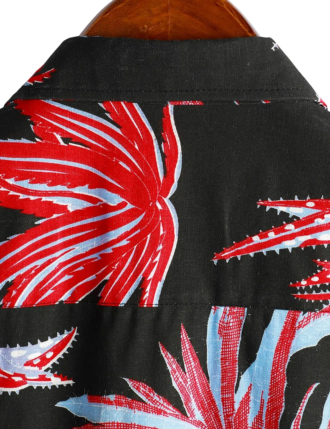 VATPAVE Mens Hawaiian Floral Shirts Cotton Linen Casual Button Down Short Sleeve Beach Shirts