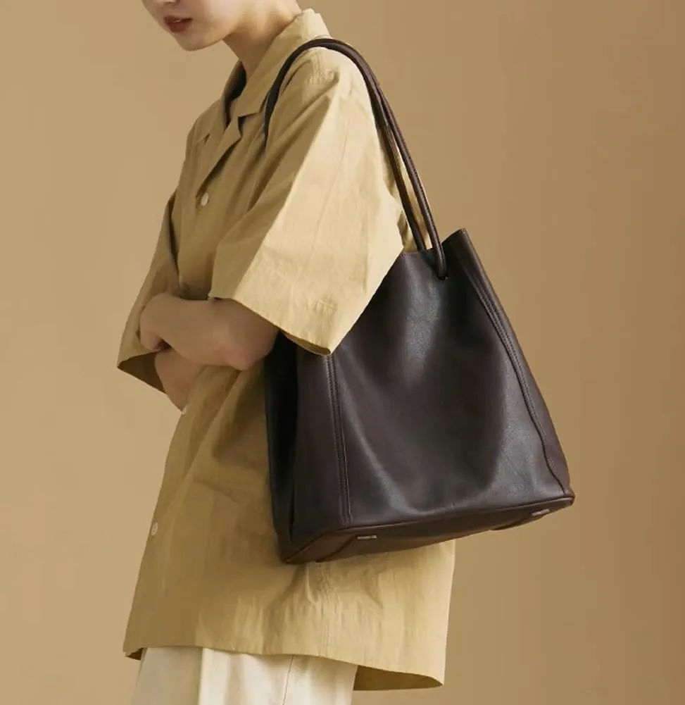 Vegan Leather Shoulder Bag Womens Tote Handbag Satchel Crossbody Purse Slouchy Bag Travel Work Bag