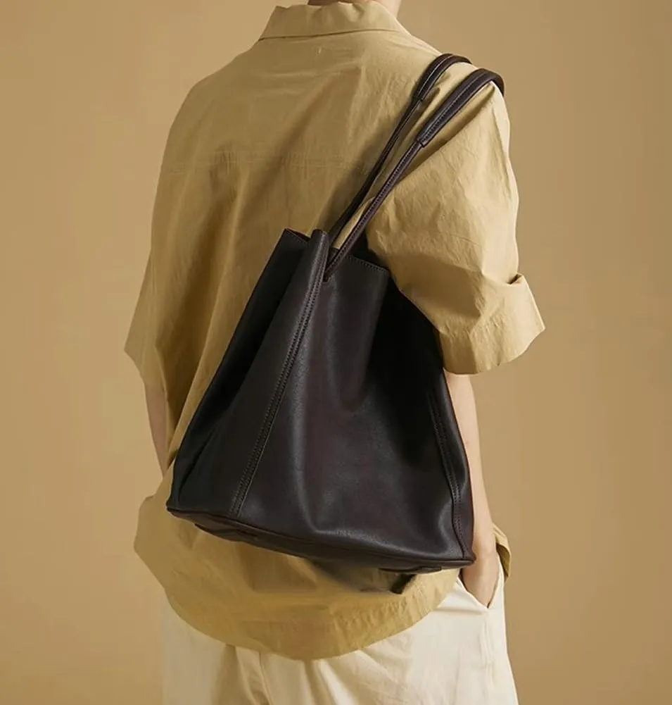 Vegan Leather Shoulder Bag Womens Tote Handbag Satchel Crossbody Purse Slouchy Bag Travel Work Bag