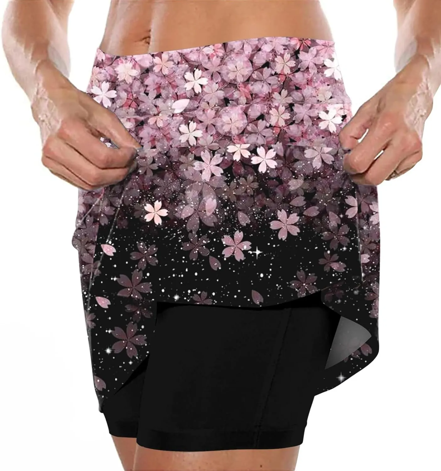 Versatile Skorts for Women, Women's Casual Athlete Tennis Skirts, Sports Lightweight Golf Workout Skort with Pockets