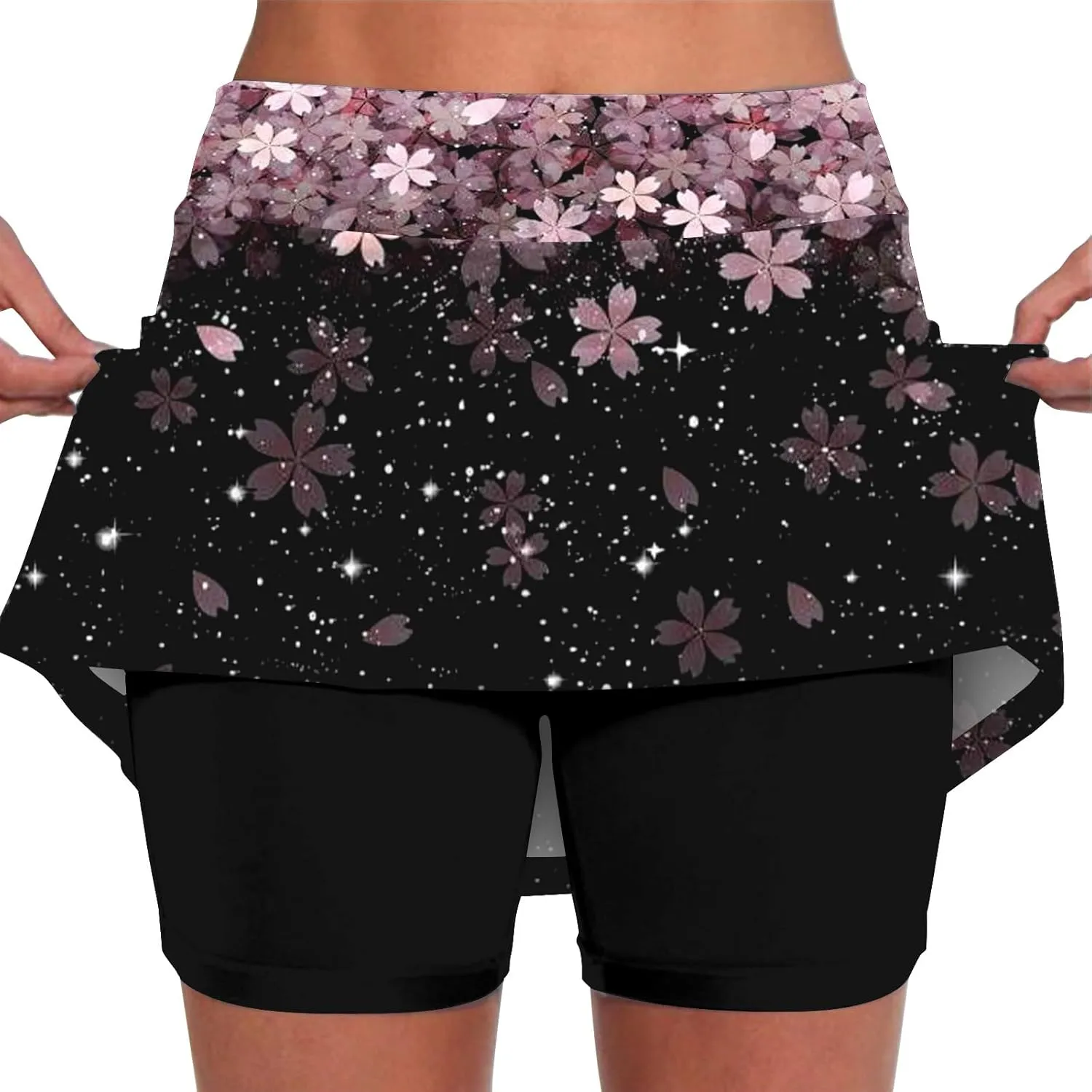 Versatile Skorts for Women, Women's Casual Athlete Tennis Skirts, Sports Lightweight Golf Workout Skort with Pockets