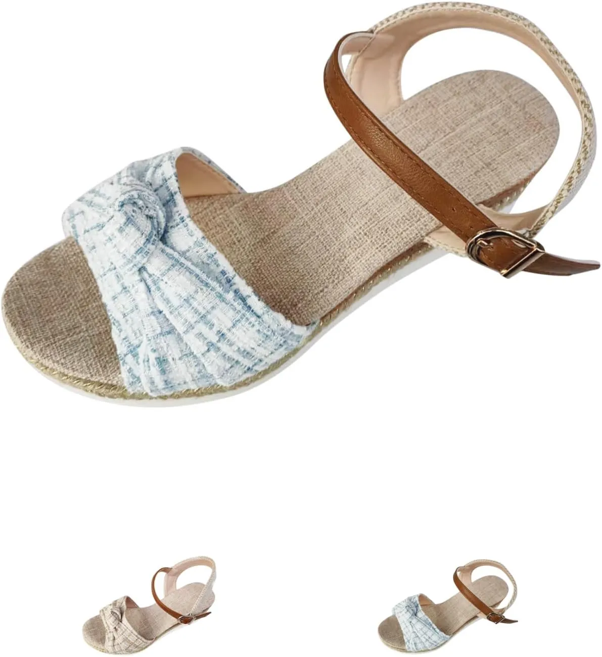 Wedge Sandals for Women Dressy Orthopedic Summer Open Toe Ankle Strap Platform Comfortable Strappy Fashion Sandals