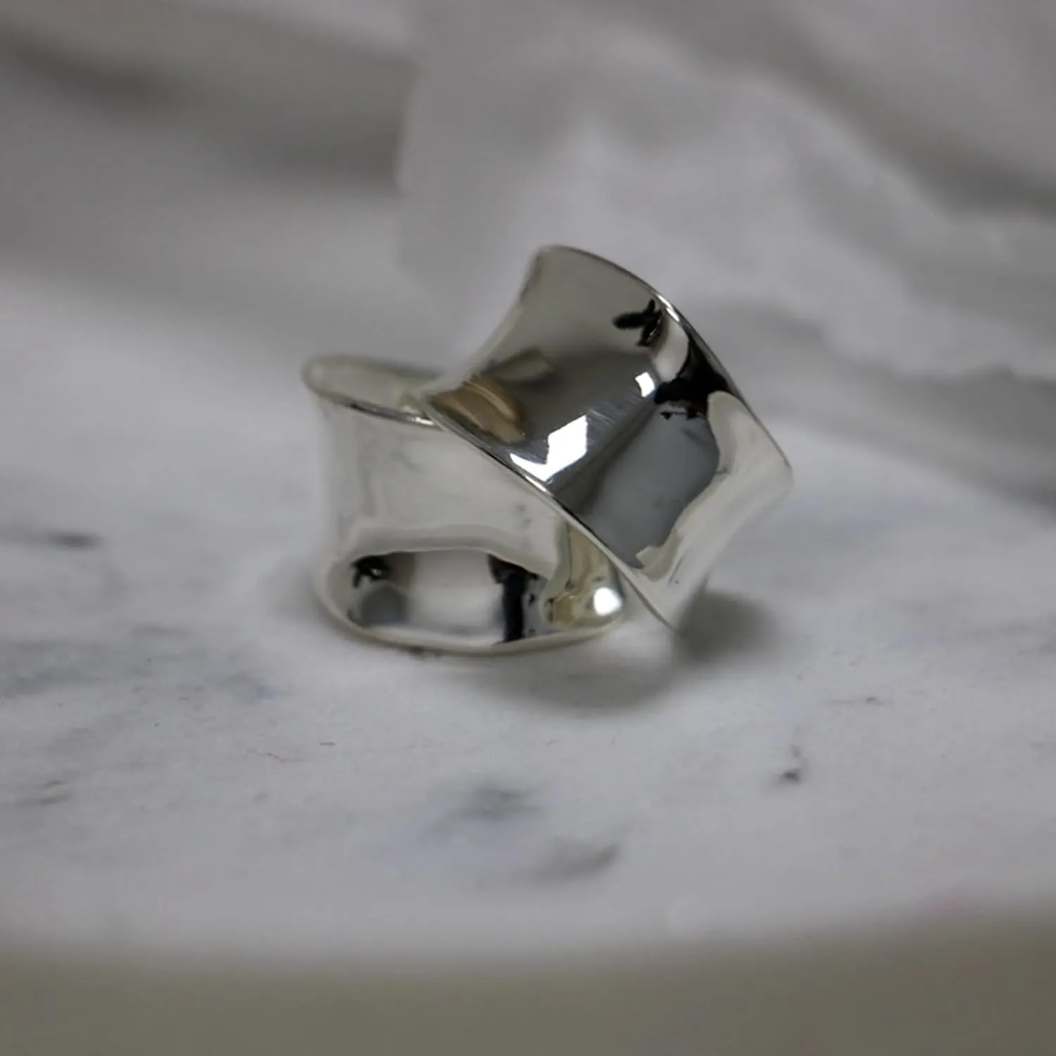Wide Band Rings for Women Men Gold Chunky Rings Silver Gold Band Rings For Women Polish Large Thumb Index Full Finger Rings Size 7-9