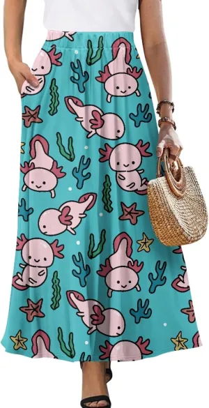 Women Long Skirts for Ladies Aline Skirts