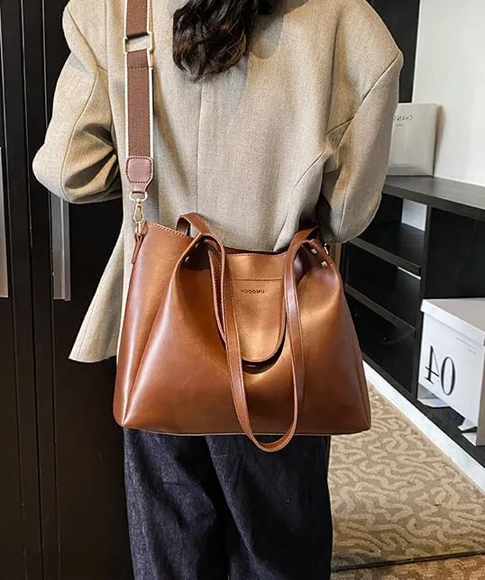 Women Vintage Fashion Top-handle Slouchy Crossbody Bags Shoulder Bag Hobo Bag Large Capacity Satchel Purse Work Bag