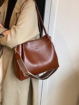Women Vintage Fashion Top-handle Slouchy Crossbody Bags Shoulder Bag Hobo Bag Large Capacity Satchel Purse Work Bag