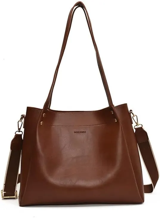 Women Vintage Fashion Top-handle Slouchy Crossbody Bags Shoulder Bag Hobo Bag Large Capacity Satchel Purse Work Bag