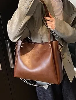 Women Vintage Fashion Top-handle Slouchy Crossbody Bags Shoulder Bag Hobo Bag Large Capacity Satchel Purse Work Bag