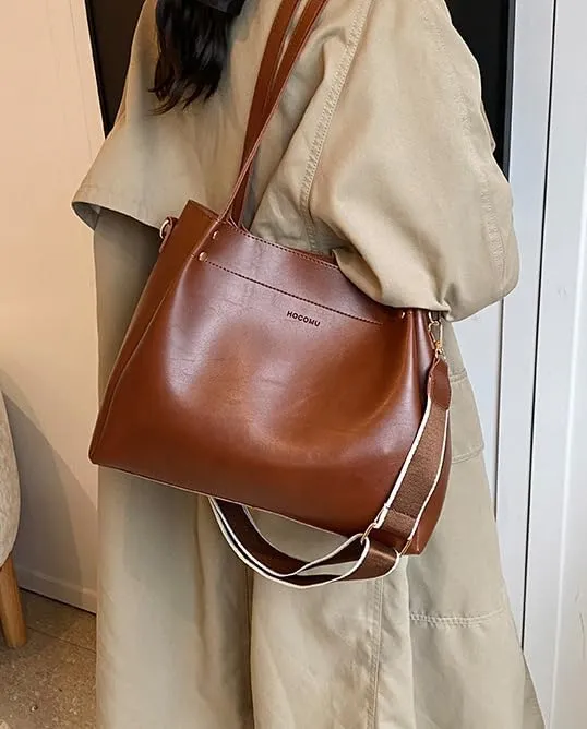 Women Vintage Fashion Top-handle Slouchy Crossbody Bags Shoulder Bag Hobo Bag Large Capacity Satchel Purse Work Bag
