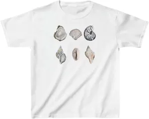 Women Y2K Aesthetic Graphic Baby Tees Short Sleeve Crewneck Fitted Crop Tops Teen Girl Summer Vintage White T Shirt