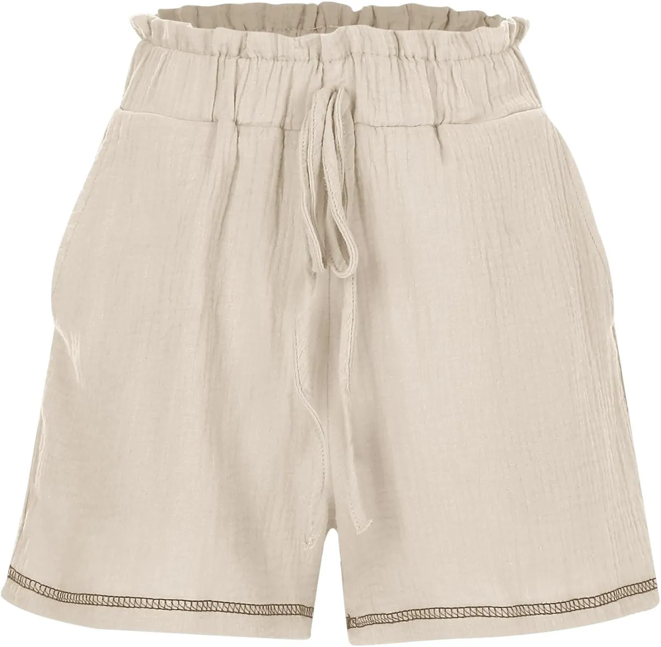 Womens Casual Shorts High Waisted 2024 Fashion Beach Cruise Shorts Cute Comfy Summer Shorts with 2 Pockets