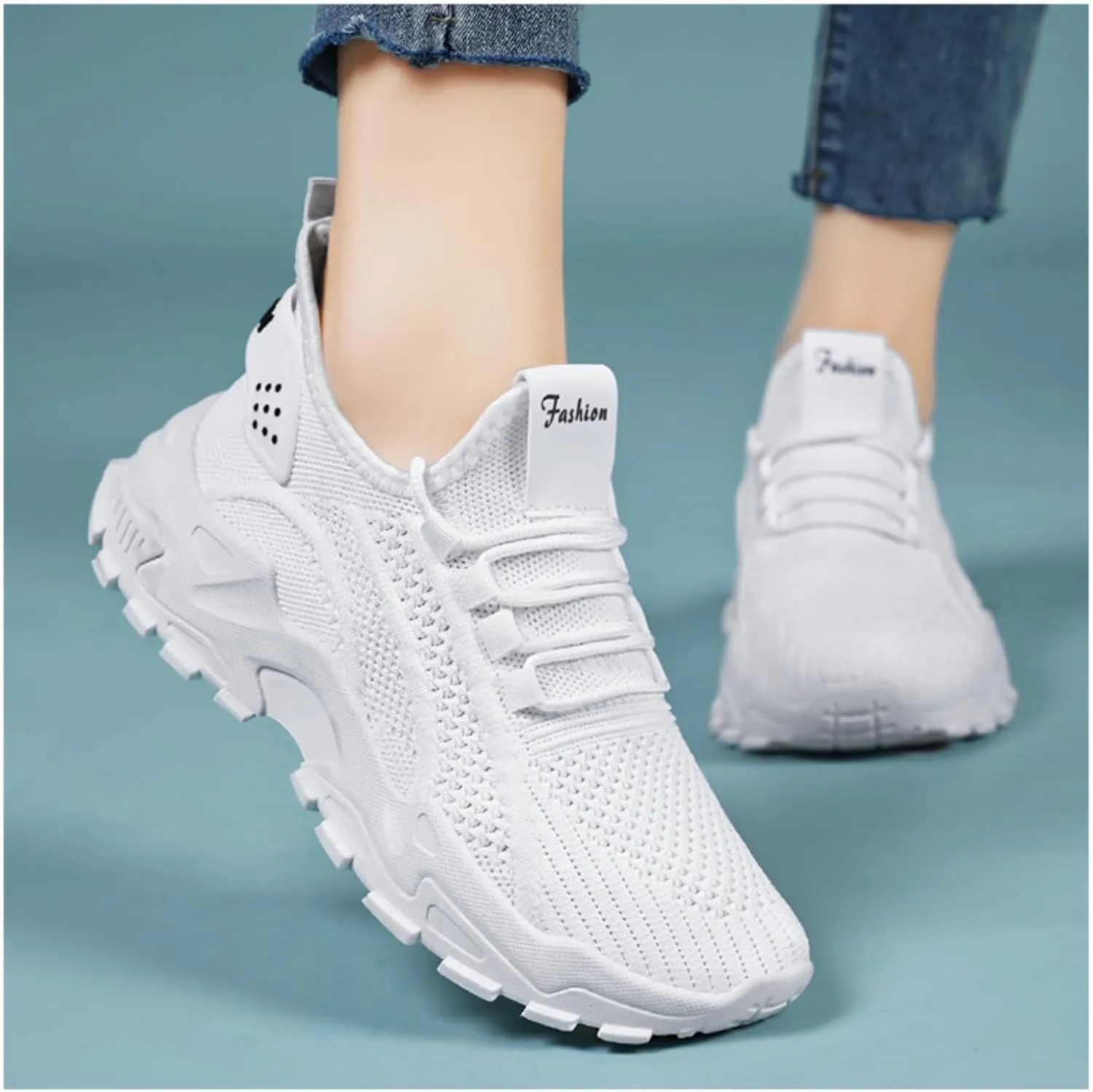 Women's Casual Sneakers Arch Support Orthopedic Shoes Non-Slip Lightweight Breathable Gym Sports Workout Shoes Comfortable Outdoor Tennis Running Walking Shoe