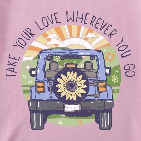 Women's Take Your Love 4x4 Short Sleeve Crusher-LITE Tee