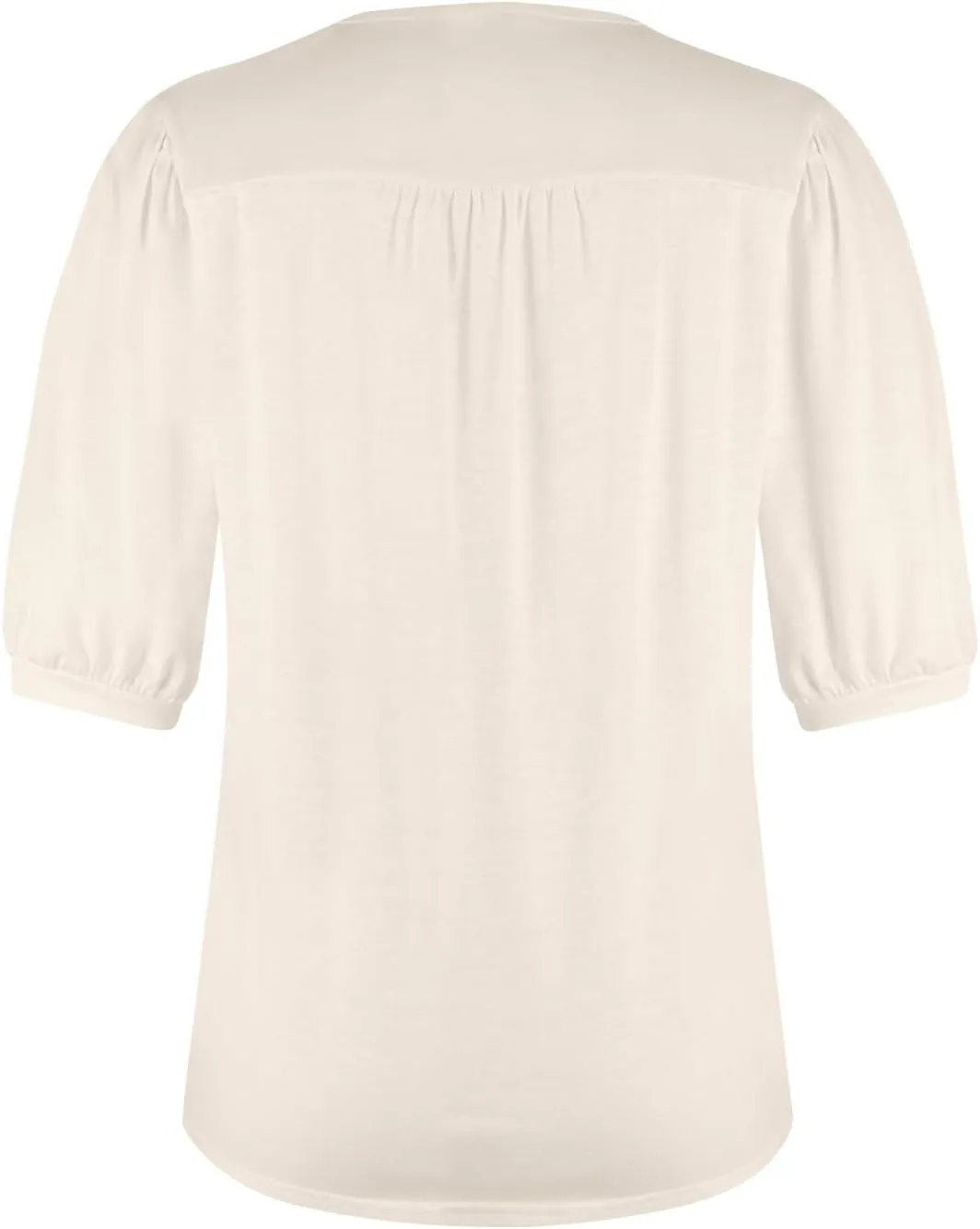 Womens Tops Petal Short Sleeve Summer Casual Crew Neck Shirts Floral Solid Blouse Pleated Tunics