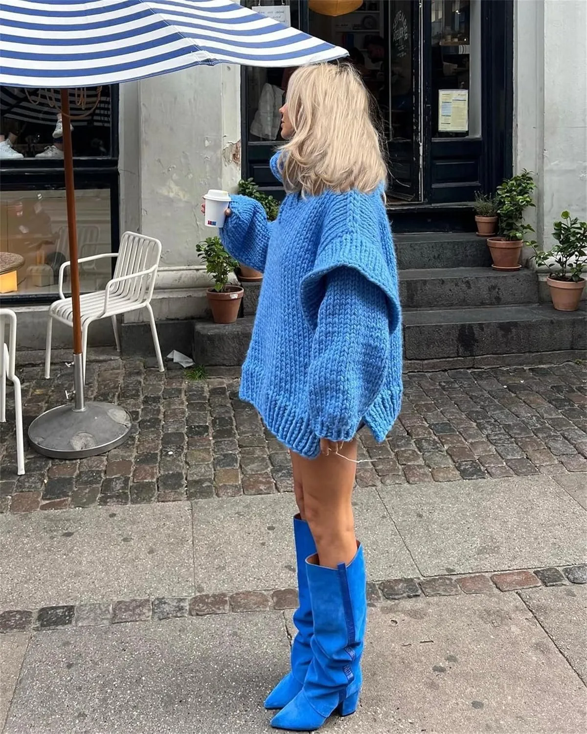 Women's Turtleneck Sweaters Chunky Cable Knit Pullover Casual Solid Long Sleeve Soft Comfy Pullover Jumper Tops