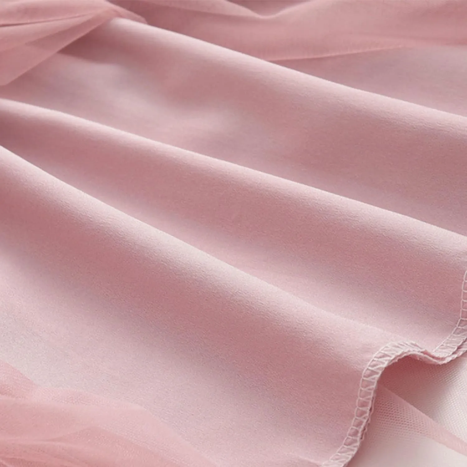 Women's Tutu Mesh Skirt Pleated Elastic Waist Layered A-Line Tulle Midi Skirt Ruffle Swing Tiered Petticoat Skirt