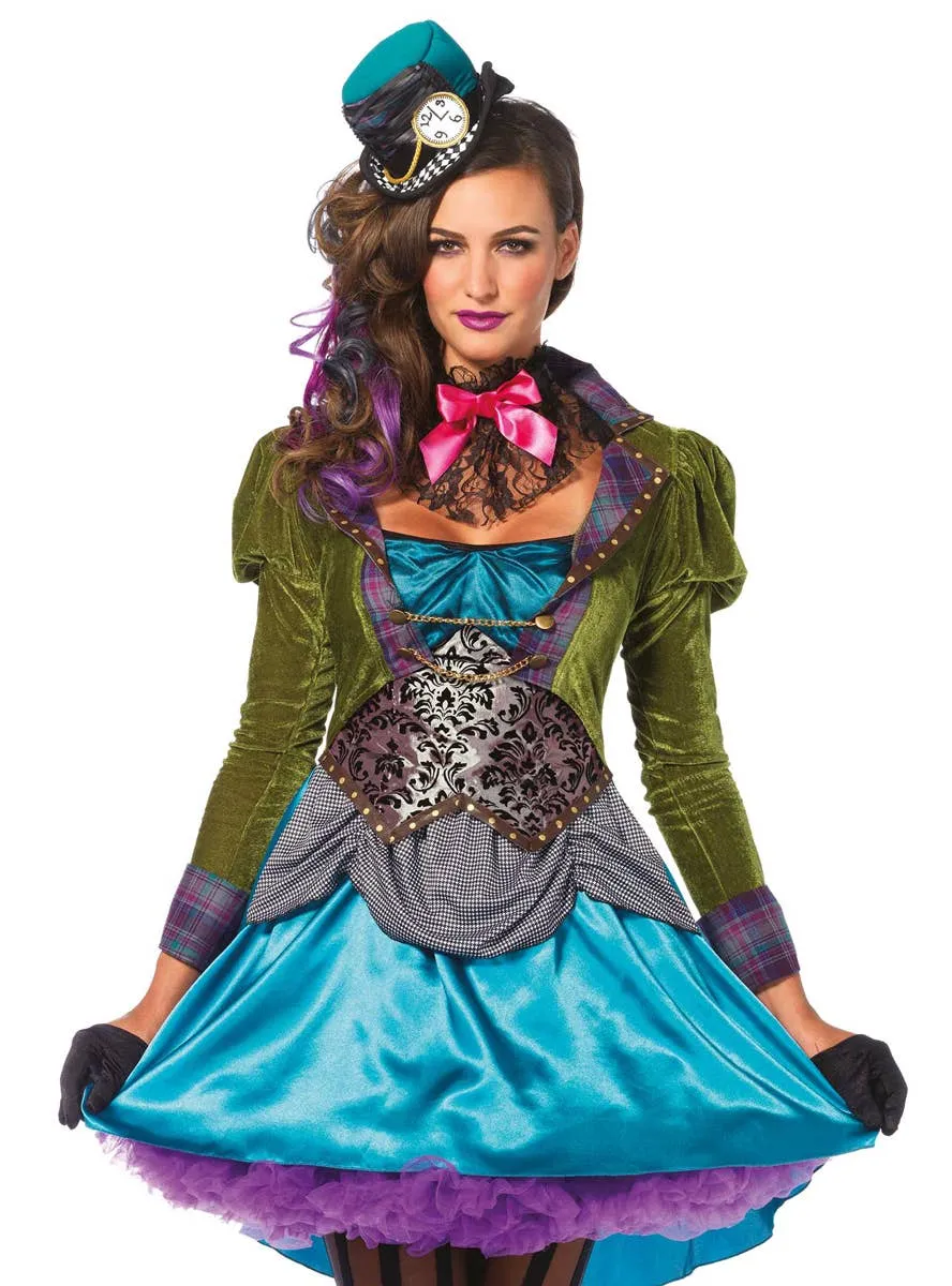 Wonderland Mad Hatter Deluxe Womens Costume