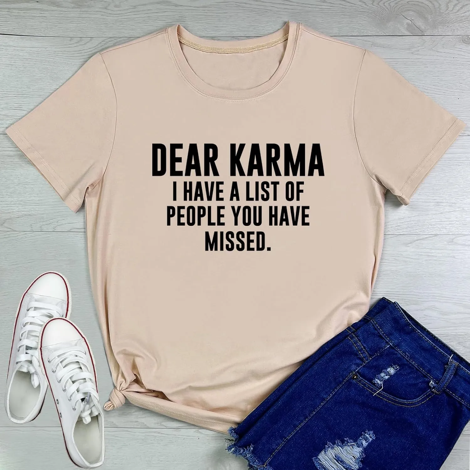 YITAN Women Dear T-Shirt Printed Crewneck Cute Graphic Tees