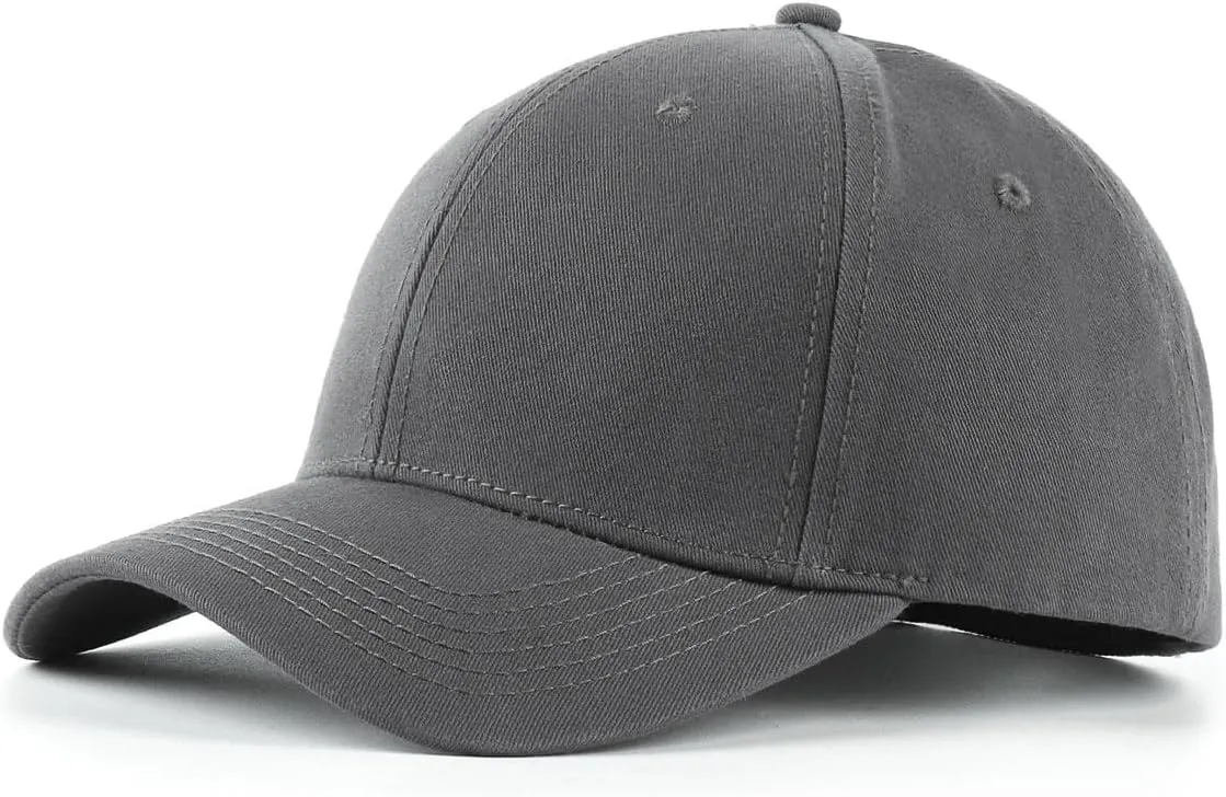 Zylioo Oversize Baseball Cap XXL Big Head Hats for Men Large Dad Hats High Crown Structured Cap Adjustable 22"-25.5"